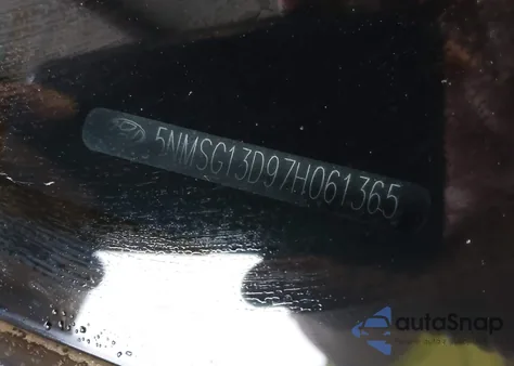 2007 Hyundai Santa Fe Gls из США, поврежденный, VIN 5NMSG13D97H061365